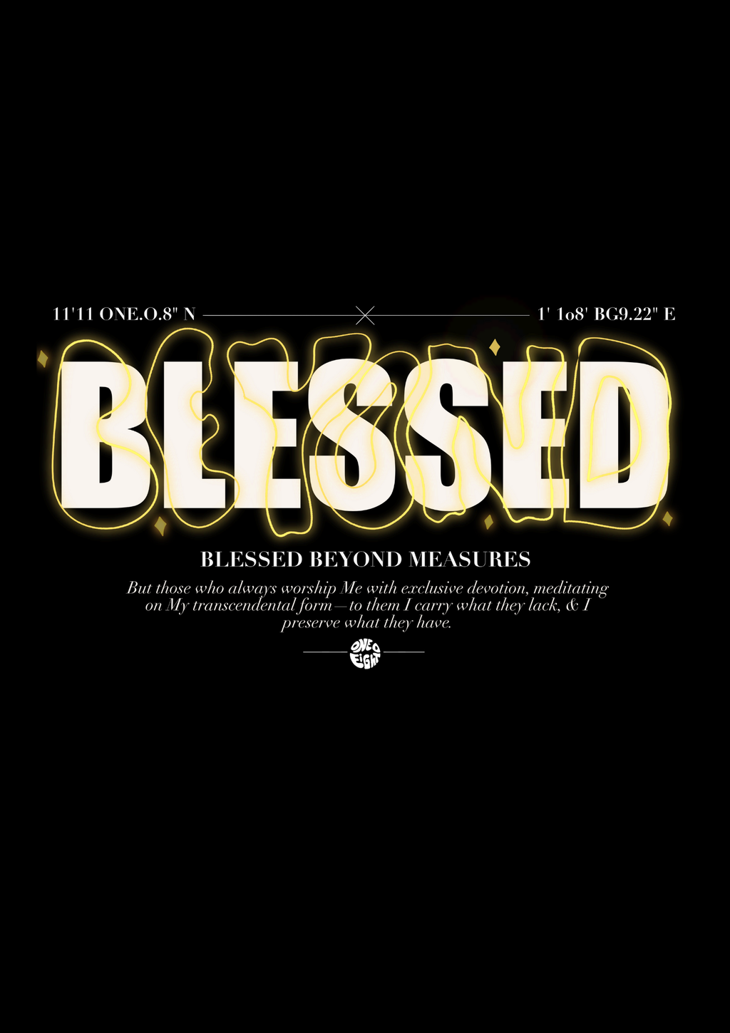 Blessed ( black )